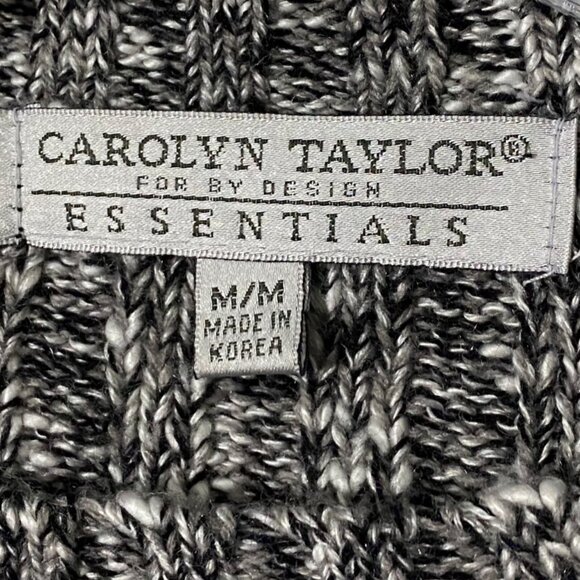 Vintage Carolyn Taylor Crew Neck Sweater Womens M Patchwork Preppy Whimsygoth - Picture 4 of 6